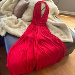 Red flattering Jumpsuit